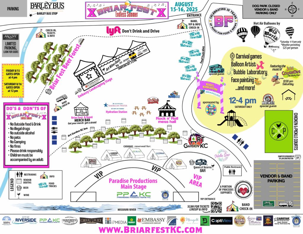 Briarfest Map